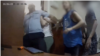 Russia - Daghestan - police raid a shelter and seize Khalima Taramova, a 22-year-old Chechen woman who fled Chechnya to Daghestan - screen grab