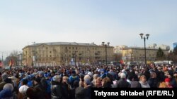 Антитеррористический митинг в Новосибирске