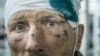 Volunteer doctors help the homeless on the streets of St. Petersburg. 
