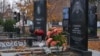 Grave of alleged Vagner fighter Andrei Elmeyev in Tolyatti, Russia